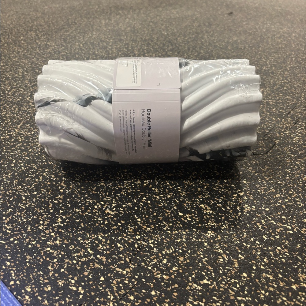 Lululemon Athletica Black and White Foam Roller